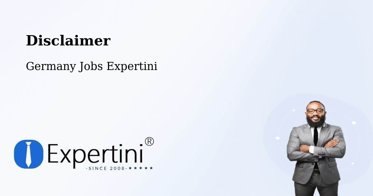 Disclaimer – Simmerath - Germany Jobs Expertini